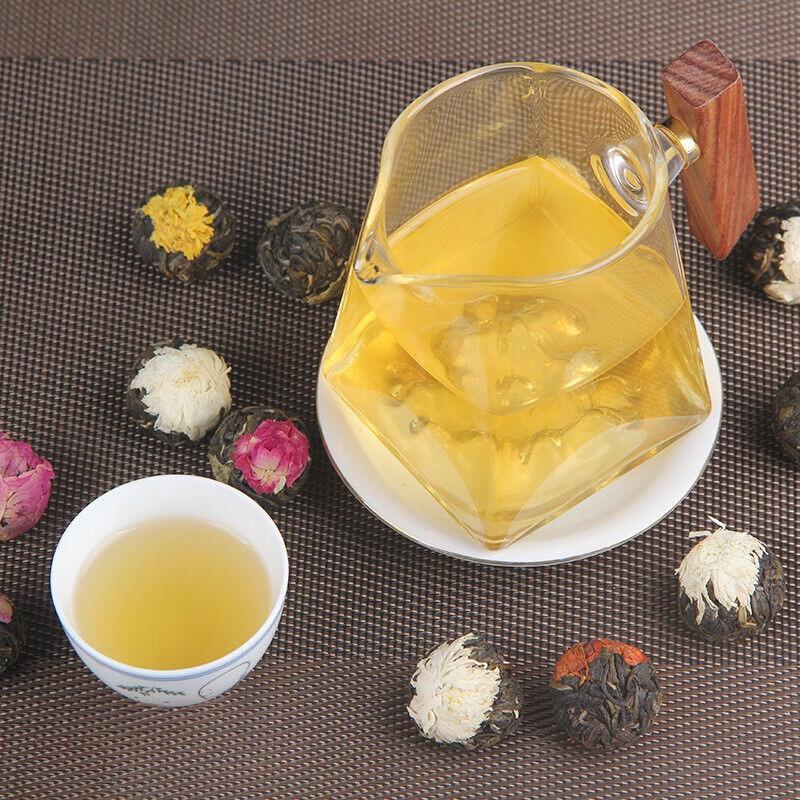 Yunnan Raw Pu'er vonný čaj 120g (18 ks) Ručně vyráběné dračí koule květiny dárková krabička