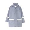 Kids' Raincoat - Solid Color Hooded Outdoor Jacket