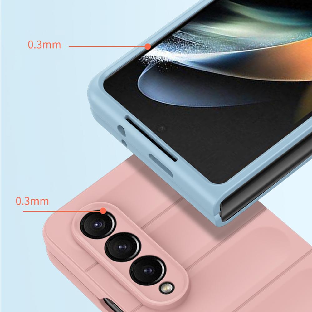 For Samsung Galaxy Z Fold3 5G Skin-touch Hard PC Back Case Shockproof Rugged Phone Cover