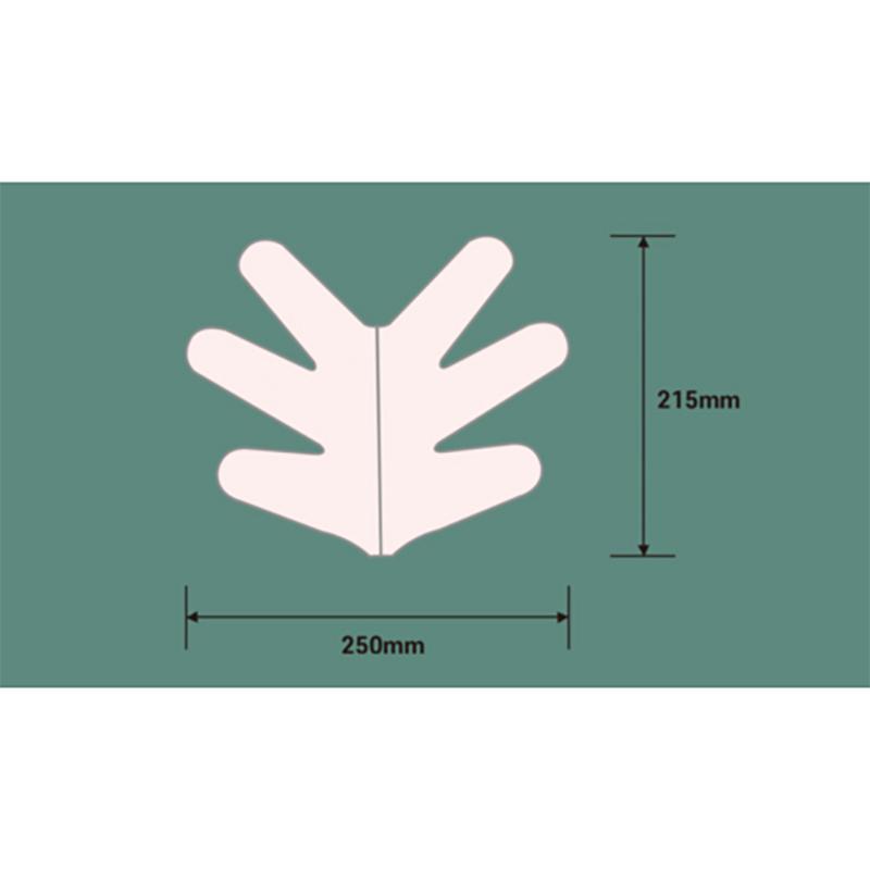 Bebesom Jednorázové plastové rukavice se třemi prsty – Hygienické rukavice do kuchyně a pro péči o dítě, Korejské