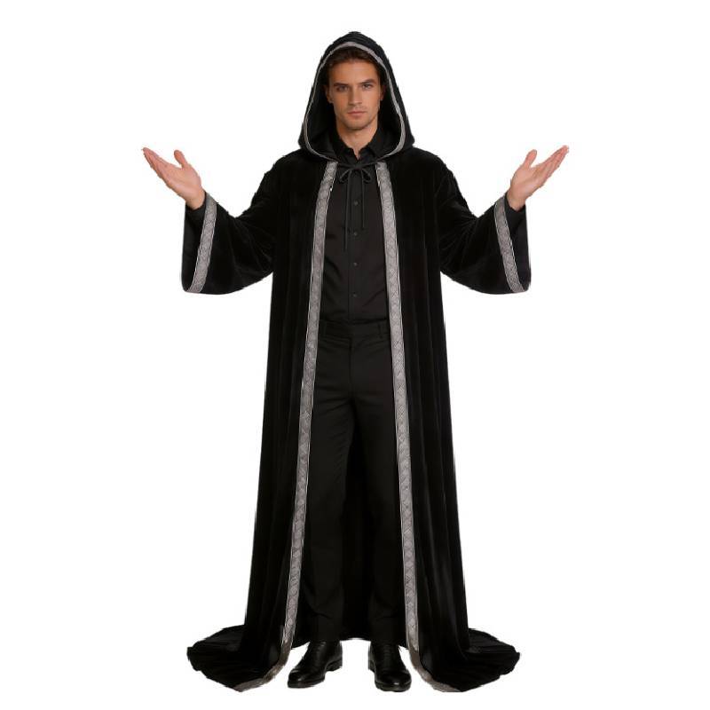 Harry Potter Sirius Cosplay Cloak With Long Sleeves For Halloween Party