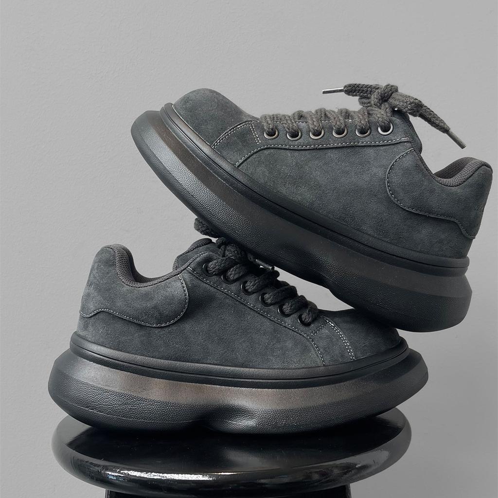 Casual men's shoes platform sneakers, four colors