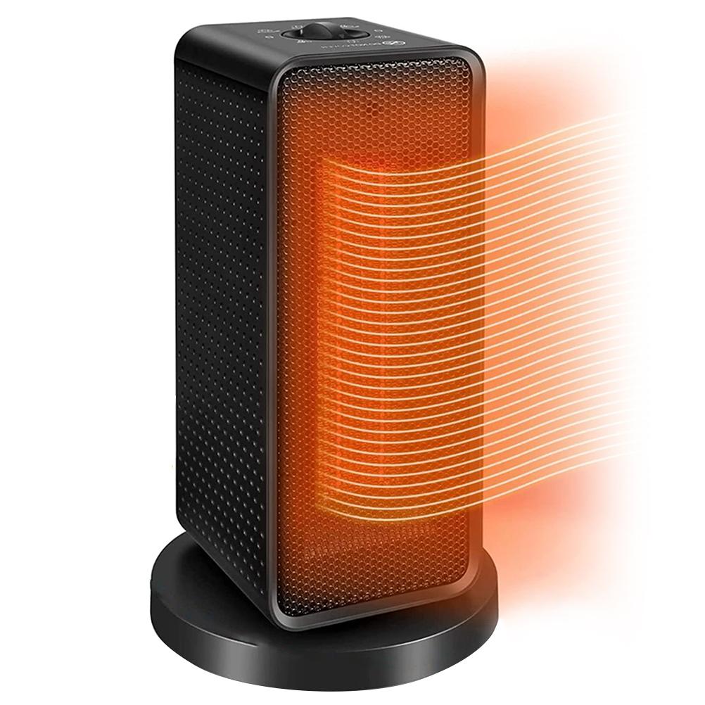 Electric Fan Heater 600W/1200W PTC Ceramic Heating Warmer Fan Quiet Space Heater Overheating