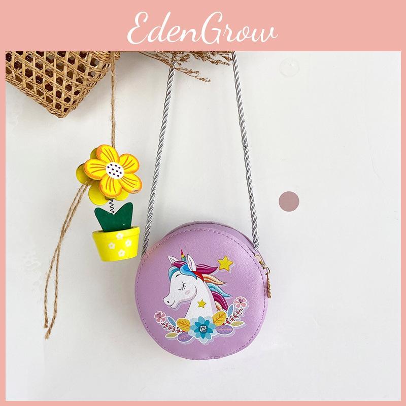 Shoulder Unicorn Design Bag For Toddler Girls Lightweight Polyester Lining