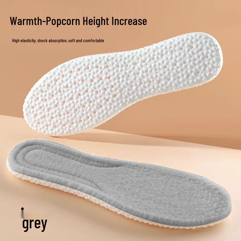 Унисекс Зимние Теплые Стельки: Супермягкий плюш, спортивные стельки с амортизацией для удобной, холодостойкой носки 35-36 (Trim to Fit)