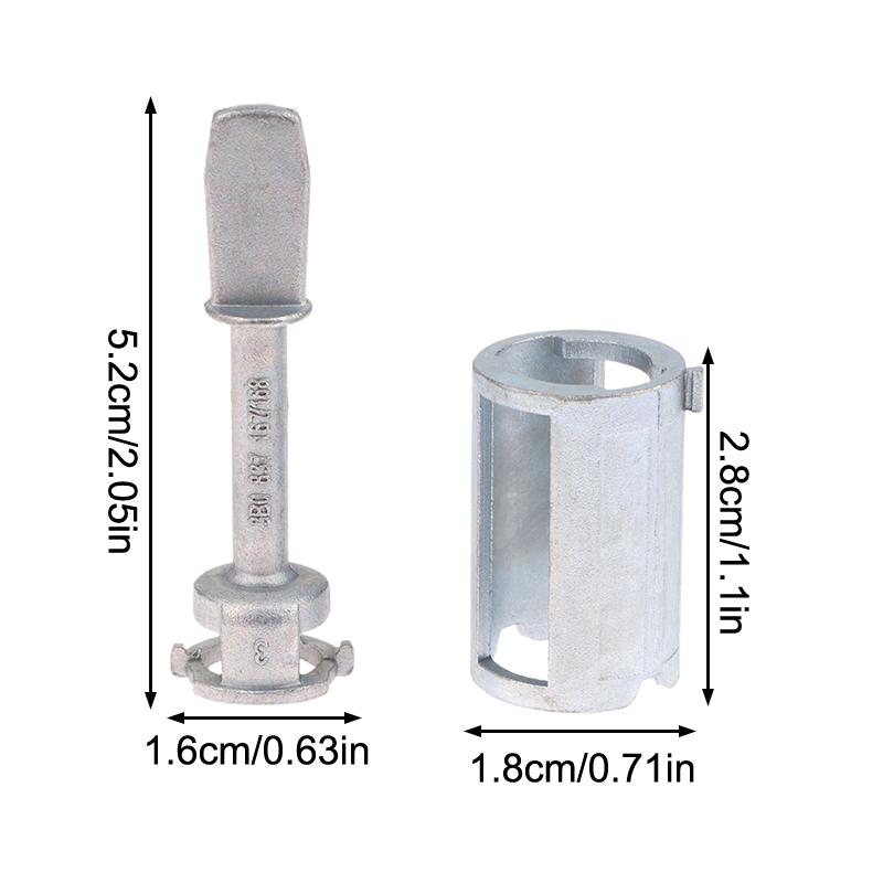 7Pcs Metal Door Lock Cylinder Barrel Repair Kit Oe 3B0 837 167/168 For Car Lock Cylinder Accessories