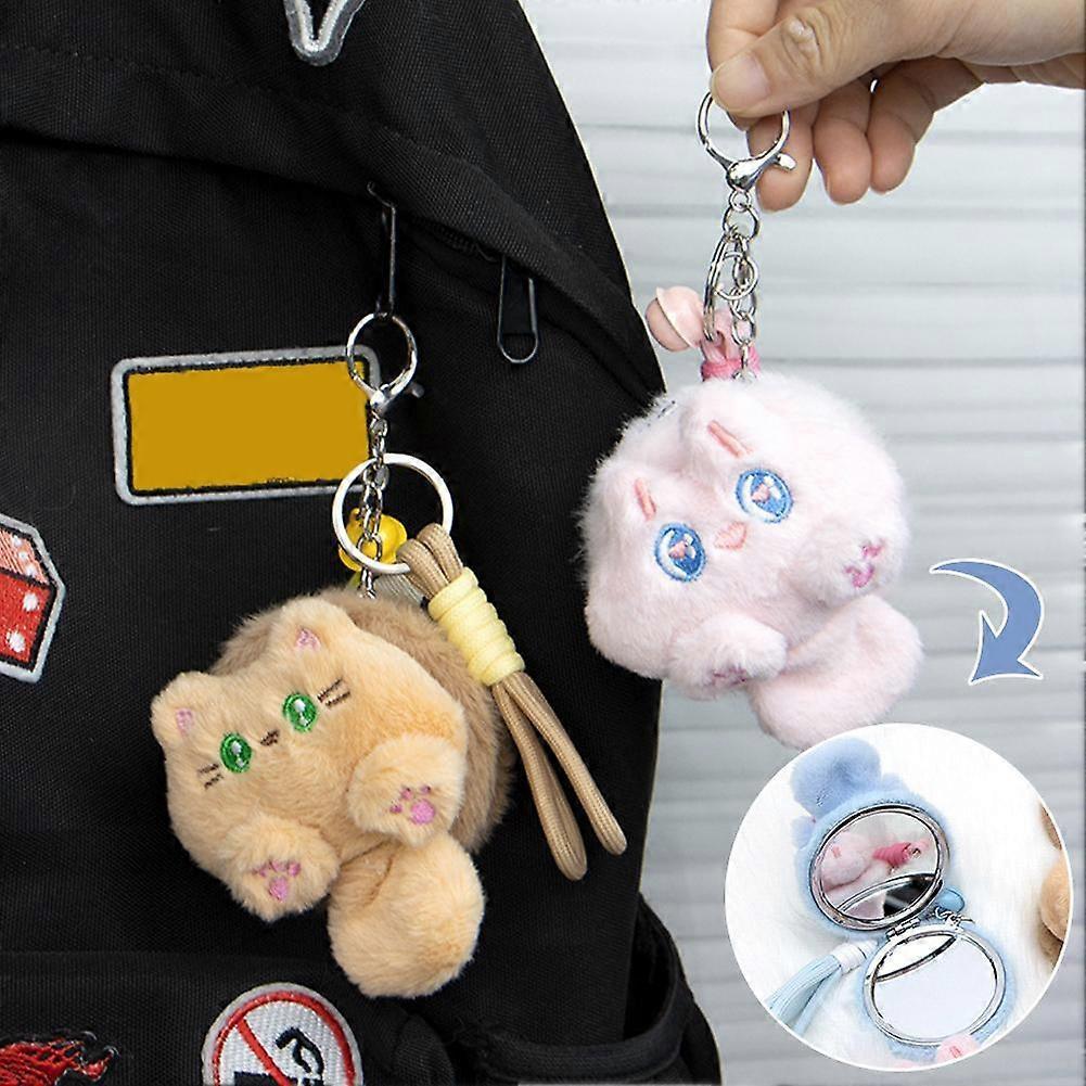 Cute Plush Cartoon Cat Pendant Soft Cute Girl Backpack Decoration Pendant