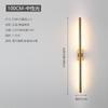 Modern Simple Linear Tube Wall Lamp LED Up Down Background Opposite Wall Light LED Bedside Foyer Corridor Black Gold LED Sconce