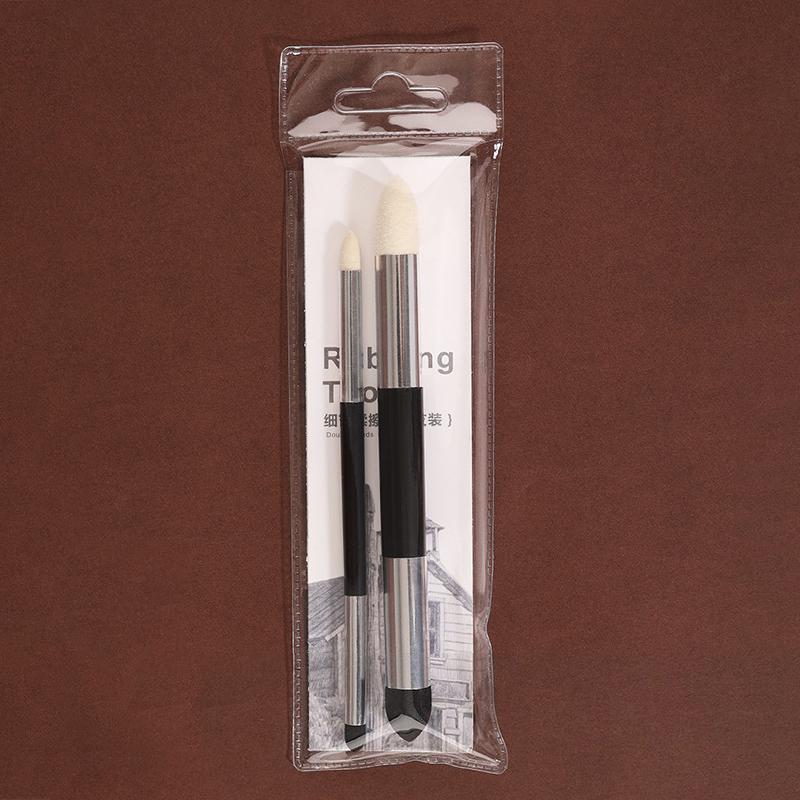 

2 шт. Двусторонние пастельные растушевки, кисти для эскизов, художественные губки для растушевки, ручки для рисования, моющиеся, студенческие, для растушевки краски, хлопковый набор 2PCS