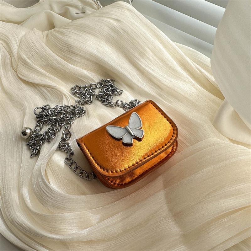 Fashionable Unique Butterfly Decorated Shoulder Bag For Women 2024 Spring New Cross Saddle Armpit Bag