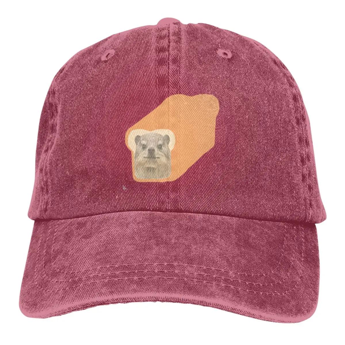 Hyrax, A Little Loaf Of Bread Fashion Outdoors A Baseball Cap One Size