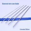 Ultra-Fine Diamond Wire Saw Blade with Extended Grinding Head for Jade Polishing