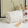 Floral Print Travel Portable Minimalist Large Capacity Soft Storage Makeup Bag