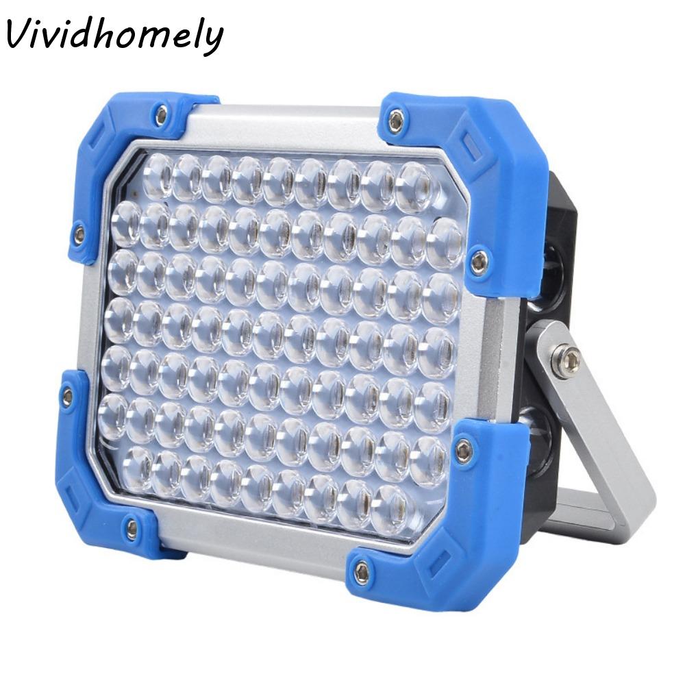 USB-Rechargeable Portable Camping Light Waterproof High Power Emergency Lighting Digital Display Built-in 18650 Battery