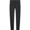 Fila Milano Italian Luxury Sports Collection 2023 Autumn New Basic Knitted Solid Color Long Pants Leggings Women Bottoms Black F11W335603F-BK