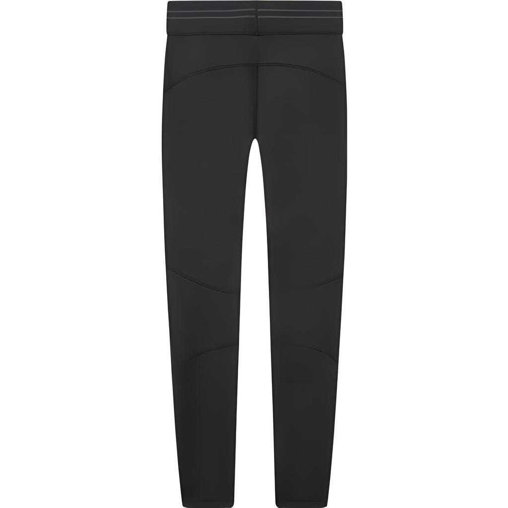 FILA Milano Italian Luxury Sports Collection 2023 Autumn New Basic Knitted Solid Color Long Pants Leggings Women bottoms Black F11W335603F-BK