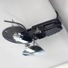 1Pc Car Sun Visor Sunglasses Holder Eyeglasses Clip Black Universal Ticket Card   Clamp Fastener Cip ABS Car Glasses Case Portab