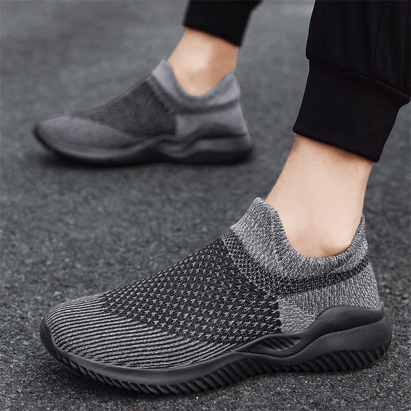 Fast Shipping Sock Shoes For Men Tenis Breathable Male Sneakers Outdoor Casual Loafers Walking Shoe Big Size47