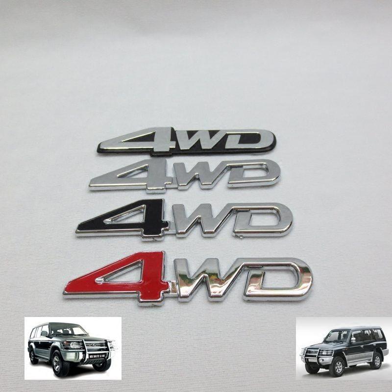 General Motors 4WD Nápis Zdobené Terénní Vozidlo Upravená Karoserie Dveře Zavazadlového Prostoru Dekorativní Nálepka pro Mitsubishi pro Jeep