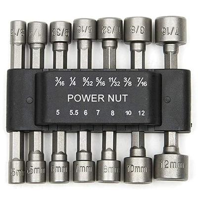 14 Pcs Set 5mm-13mm Hex Sockets Sleeve Nozzles Nut Driver  Set Bits Sets Tools Socket Wrenches