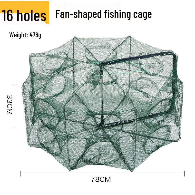 Fishing Net Trap: Square Shrimp and Eel Cage