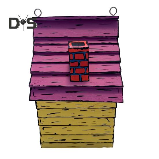 Drewniany Ręcznie Robiony Budka dla Ptaków Zewnętrzna Wisząca Chata Dom dla Ptaków Kolibra Skrzynka Lęgowa na Zewnątrz na Drzewo Dekoracja Ogrodu