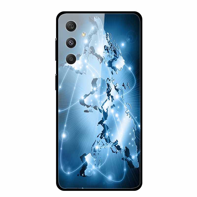 Tempered Glass Case For Samsung Galaxy S24 Plus Case Hard Glass Back Cover Soft Bumper For Samsung S24 Plus Phone Case S24Plus