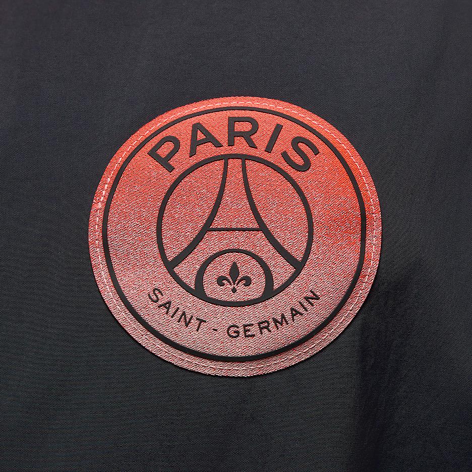 Jordan X PSG Collaboration FW24 M J Anthem Fashion Long Sleeve Hooded Warm Zip Jacket Unisex Jacket Black Pink FV7740-685