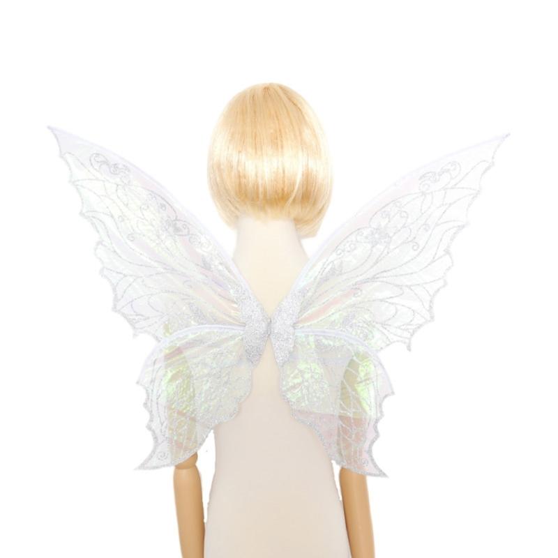Performances Butterfly Fairies Angel Wing Funny Dress Up Butterfly Wing Sparkles Costumes Halloween Cosplays Wing Props