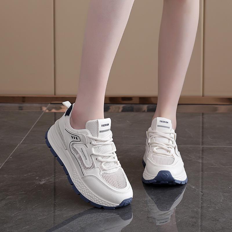 Spring Summer New Sneakers Women Outdoor Simple Running Shoes Platform Tennis Training Shoes Female Breathable Vulcanized Shoes