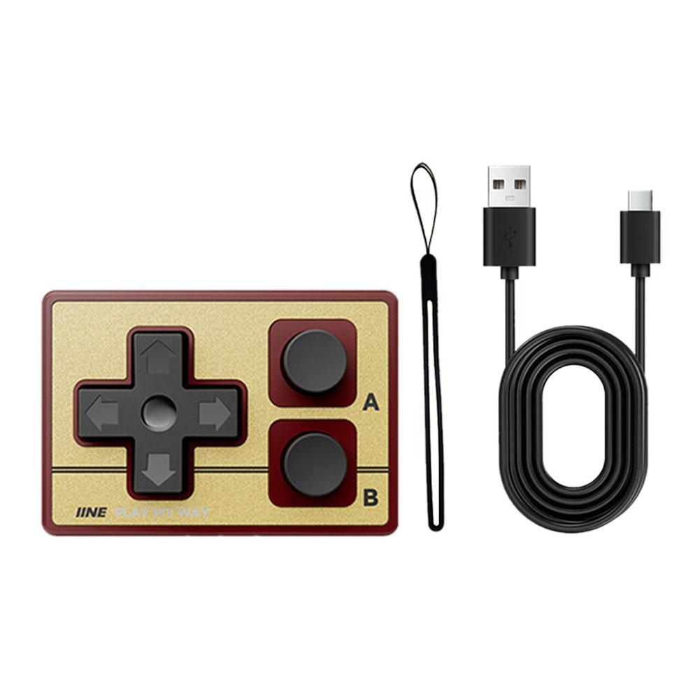 

Для IINE Gamebrick Mini Ретро-контролер/Портативний контролер/Сумісність з кількома платформами/Підтримує мишу Міні-контролер червоний
