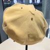 Lady Ballet Beret Hat With Pearl Mesh Embellishment For Casual Summer And Spring Wear