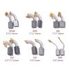 Electric Motor Carbon Brushes 40Pcs 10 Different Models Carbon Brushes Maintenance Carbon Brush Motor Replacement