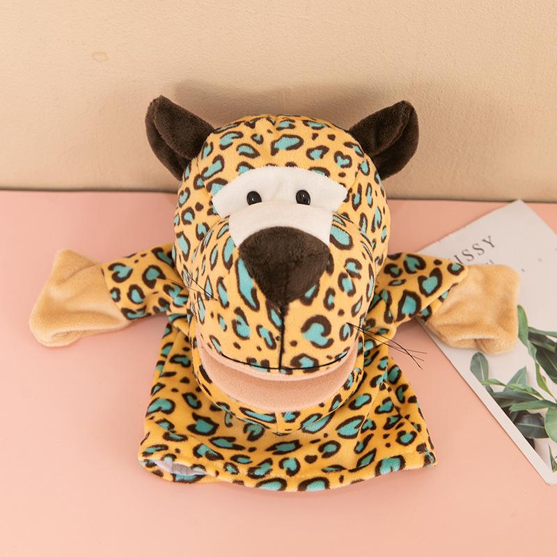Interactive Animal Hand Puppet for Storytelling - Plush Toy with Movable Mouth