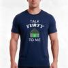 Talk Yurty To Me Green Yurt TShirt Summer Casual Cotton Tee Oversized Streetwear Tops Vintage Graphic Print 100 Cotton