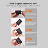 Adjustable Refrigerator Door Coded Lock No Drilling Window Digital Password Lock  for Home