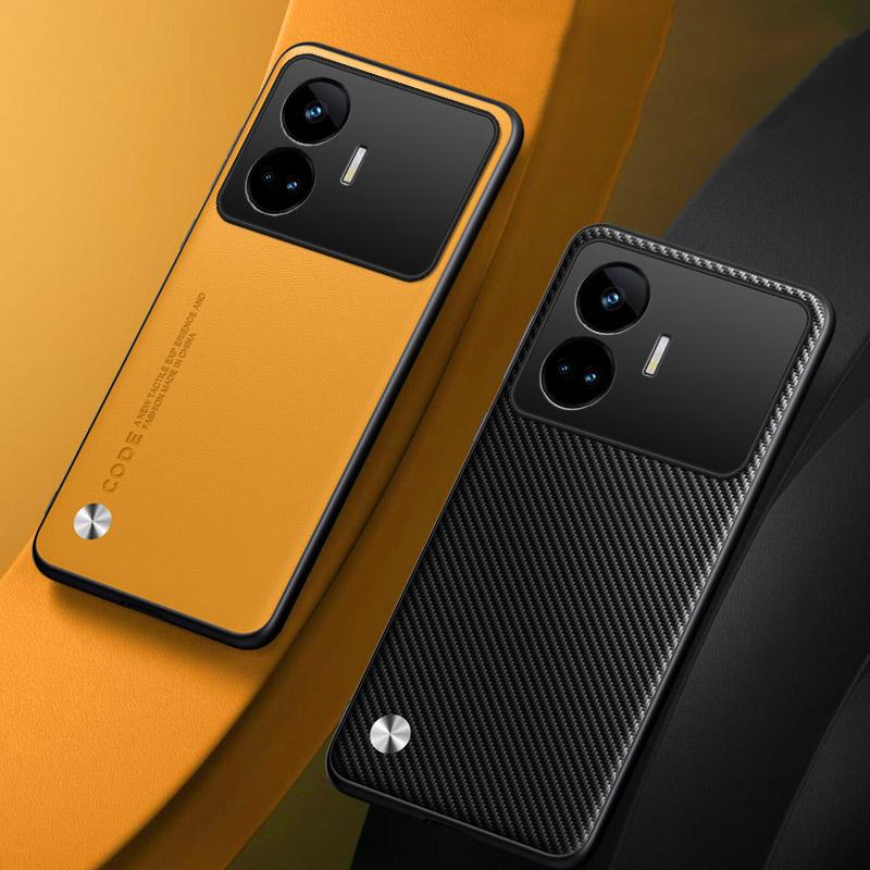 Luxury PU Leather Case For Realme GT Neo 5 SE Back Cover Silicone Shockproof Full Protection Phone Case For Realme GT Neo5 SE