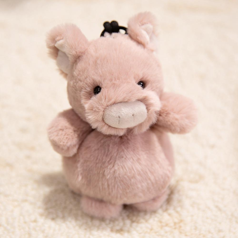 Cats Plush Keychain Lovely Design Zoo Animals Plush Keyring Plush Dolls Pendant  Gift Giving