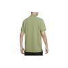 Nike Sportswear Embroidered Logo Solid Color Polo Shirt Men Tops Green CJ4457-334