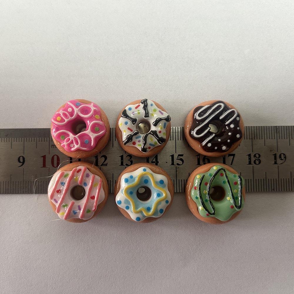 6PCS DIY Fridge Magnets Food Chocolate Doughnut Magnets Home Decor Whiteboard Po Message Board Home