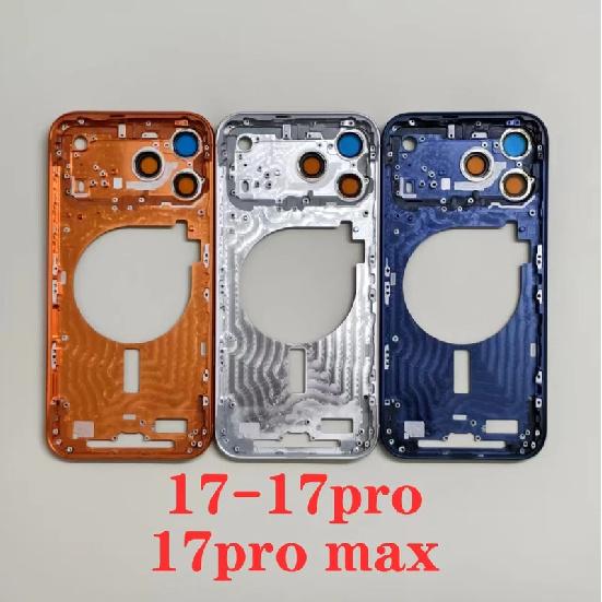 

Housing For iPhone 17 Pro Max Battery Cover+Middle Frame Chassis+with Side Buttons OEM For IPhone 17 Pro Max Back Cover Housing 17 pro max фіолетовий