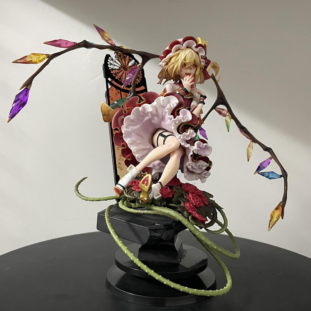 23cm Touhou Project Flandre Scarlet GK PVC Action Figure Anime Figure Models Toys Collection Desk Decoration Doll Gift