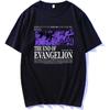 FJHYEEBN Anime Eva Shirt Neon Genesis Evangelion Manga Charakter 3D Gedrucktes Kurzarm Oberteil T-Shirt Unisex