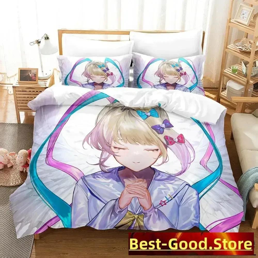 NEEDY GIRL OVERDOSE Bedding Set Cartoon  three-piece set Adult Kid Bedroom Duvetcover Sets 3D Kawaii Girls conjunto de cama
