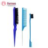 Cross-Border Hairdressing Comb and Brush Set: Rat-Tail, Teasing, Double-Ended, Styling, Toothbrush Eyebrow Brush for Makeup and Updos