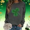 Women's Fashion  Printed Long Sleeve Loose Round Neck Sweatshirt Top