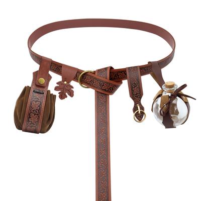 Mittelalterliches Wikinger Vintage Keltisches Gürtel Medizinflasche Cosplay Halloween Kostüm Zubehör Requisiten