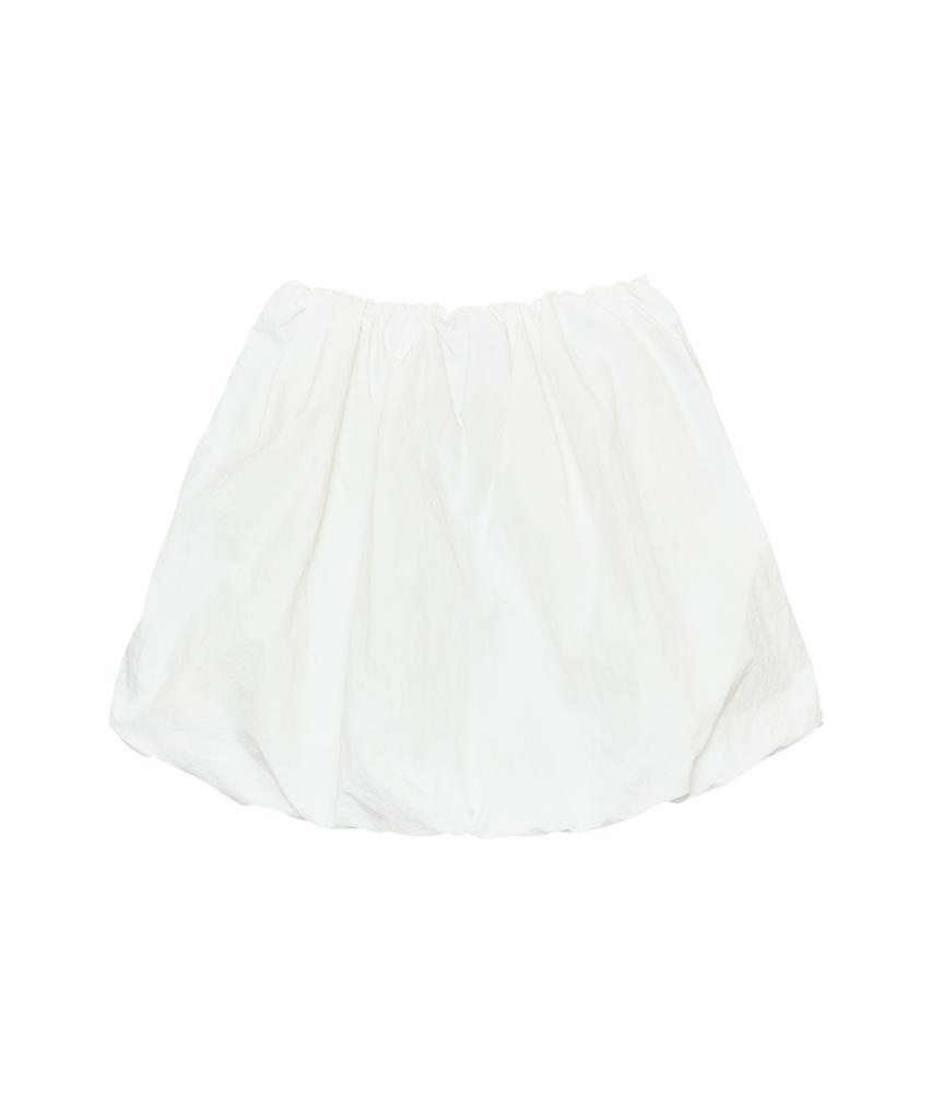 Isjabaibeu Volume Nylon Skirt - White