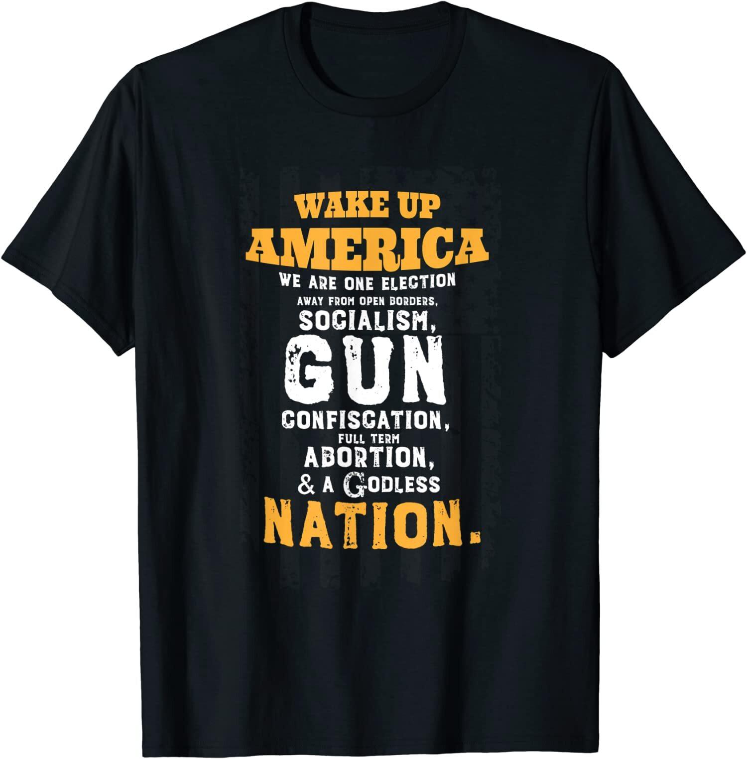 NEW LIMITED Conspiracy Theorist Conspiracy Theory GOP Wake Up America T-Shirt S