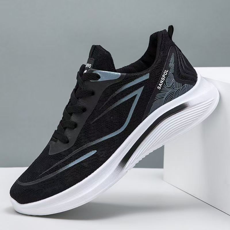 Men's Shoes 2025 Summer New Fashion Versatile Sports Casual Shoes Soft Sole Breathable Running Shoes Light and Trendy Shoes